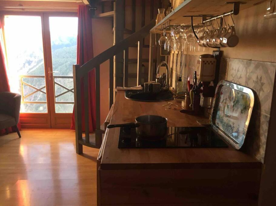 Chalet Les 3 Flocons Roure Exteriör bild